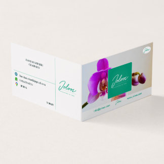 JOLOOS  FOLDED BUSINESS CARD