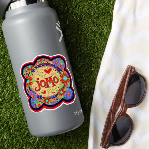 JOMO Cut Out Funny Inspirivity Floral 