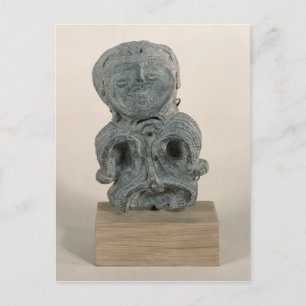 Jomon figurine postcard