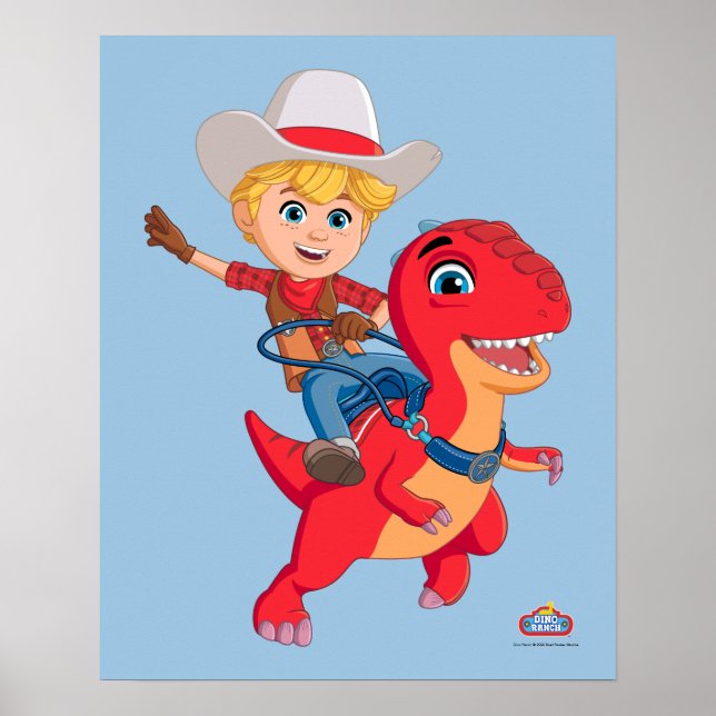 Jon and Blitz | Dino Ranch Poster (Front)
