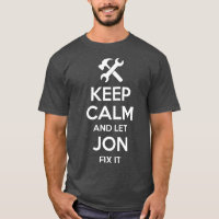 JON Fix Quote Funny Birthday Personalised Name