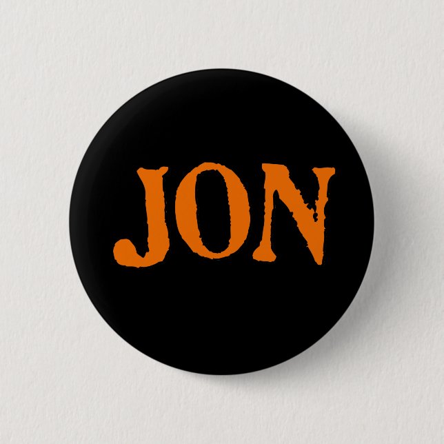 Jon Instant Costume 6 Cm Round Badge (Front)