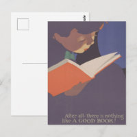 Jon O Brubaker Vintage Book Week Reading Poster