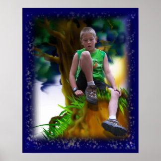 Jon On Cliff Poster
