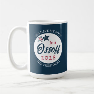Jon Ossoff for Presdient 2028  Coffee Mug