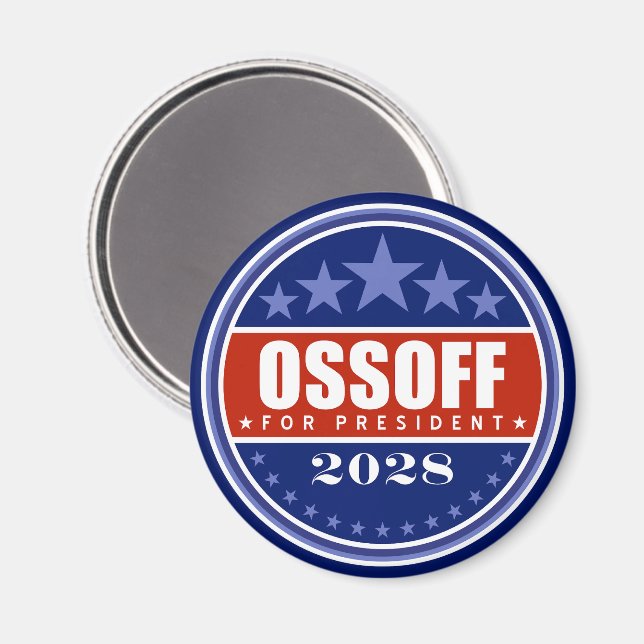 Jon Ossoff for President 2028 Magnet (Front/Back)