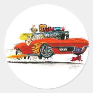 Jon_R_1 Classic Round Sticker