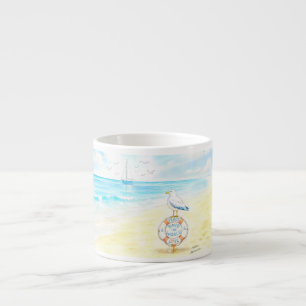 Jon Seagull - Peace & Love Save the World Espresso Cup