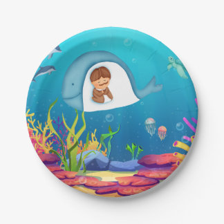 Jonah and the Whale Kids Paper Plates