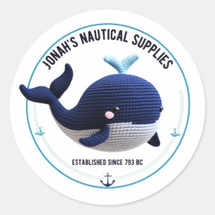Jonah’s Nautical Supplies Classic Round Sticker