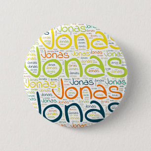 Jonas 6 Cm Round Badge