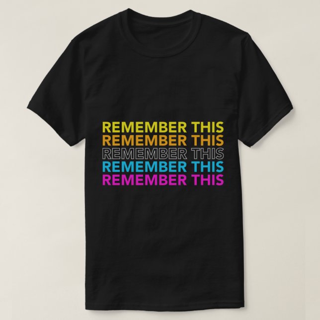 Jonas Brothers - Remember This       T-Shirt (Design Front)