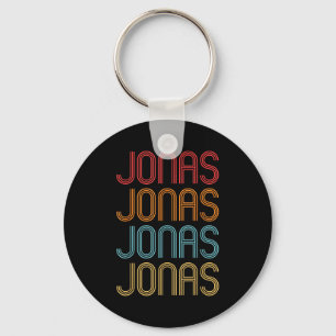 Jonas First Name Pride Vintage Distressed Retro St Key Ring