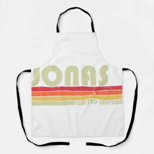 JONAS Gift Name Personalised Funny Retro Vintage B Apron