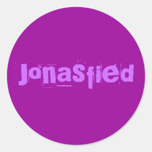 Jonasfied Classic Round Sticker