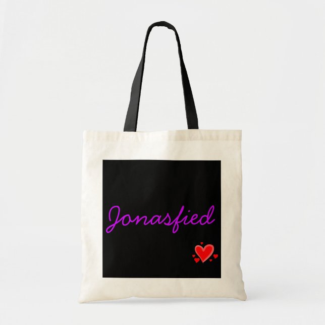 Jonasfied (purple) tote bag (Front)