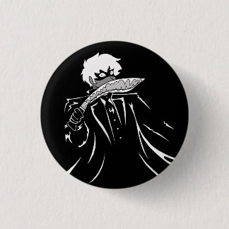 Jonathan Harker the Kukri Cryptid Button