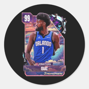 Jonathan Isaac 99 Dark Card Hd Classic Round Sticker