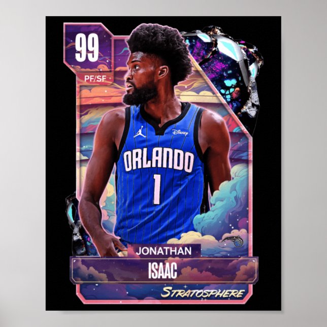 Jonathan Isaac 99 Dark Card Hd  Poster (Front)