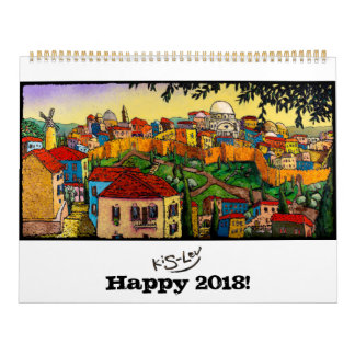 Jonathan Kis-Lev Art Calendar 2018