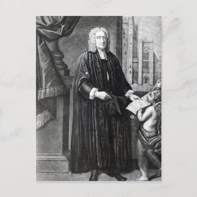 Jonathan Swift, engraved by Andrew Miller, 1743 Postcard (Front)