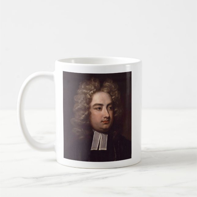 Jonathan Swift quote on coffee Mug (Left)