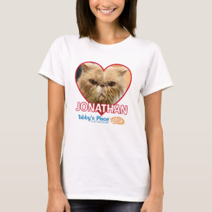 Jonathan - Women's Basic Crew Neck Tee, White T-Shirt