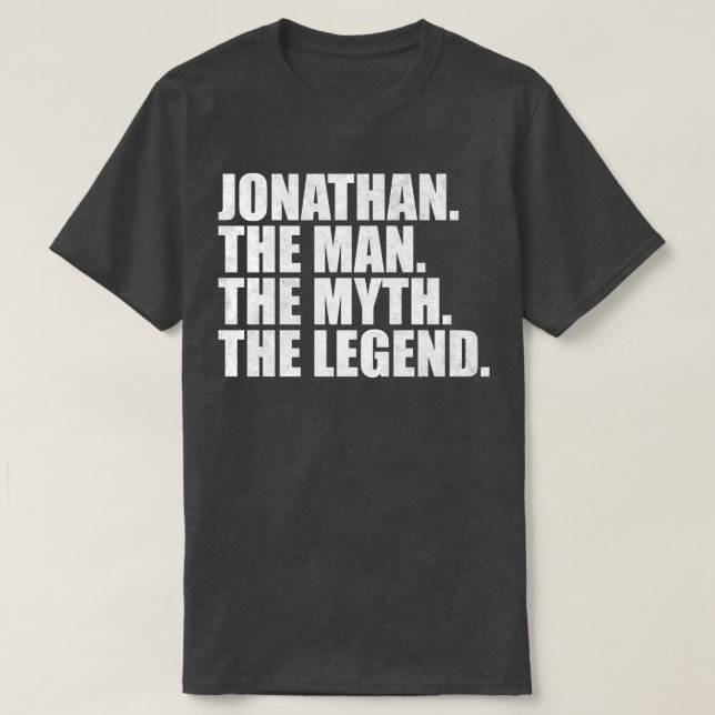 JonathanJonathan Name Jonathan given name T-Shirt (Design Front)