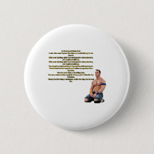 Jone Cena You Can't See Me Sticker 6 Cm Round Badge