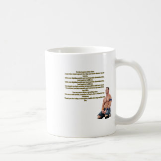Jone Cena You Can't See Me Sticker Coffee Mug