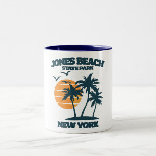 Jones Beach Long Island New York Two-Tone Coffee Mug