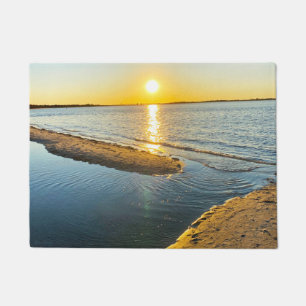 Jones Beach New York NY LI Beach Sunset Doormat