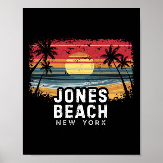 Jones Beach New York Surfboard Beach _1 Poster