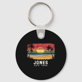 Jones Beach New York Surfboard Beach Key Ring