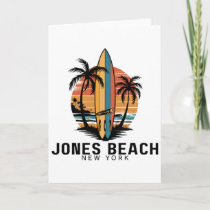 Jones Beach New York Surfing Surfer _1 Card