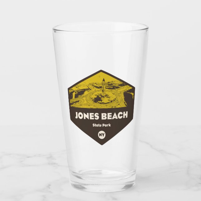 Jones Beach State Park New York Glass (Front)
