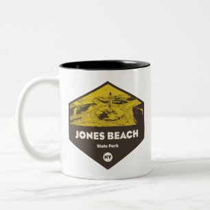 Jones Beach State Park New York Two-Tone Coffee Mug