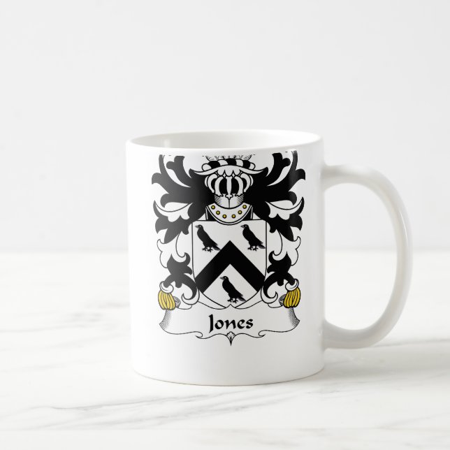 Jones Family Crest Coffee Mug (Right)