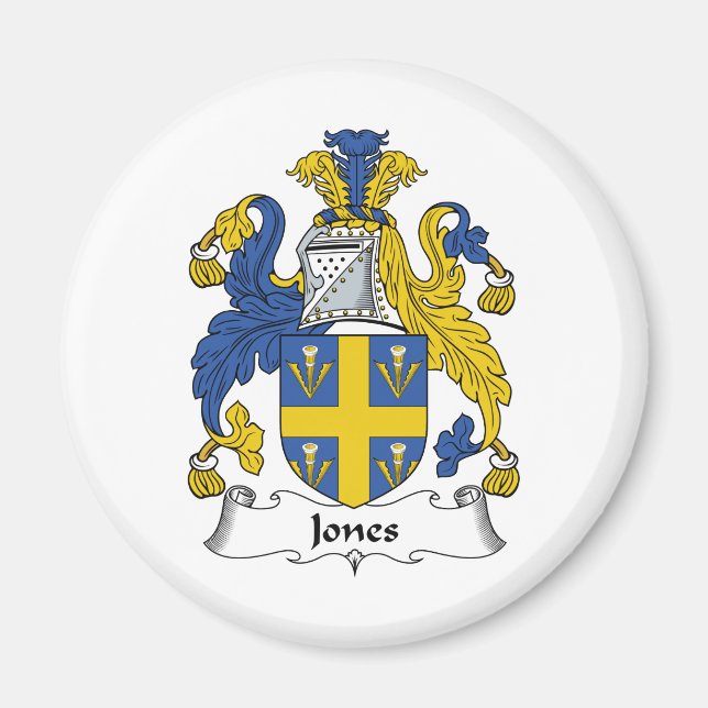 Jones Family Crest Magnet (Front)