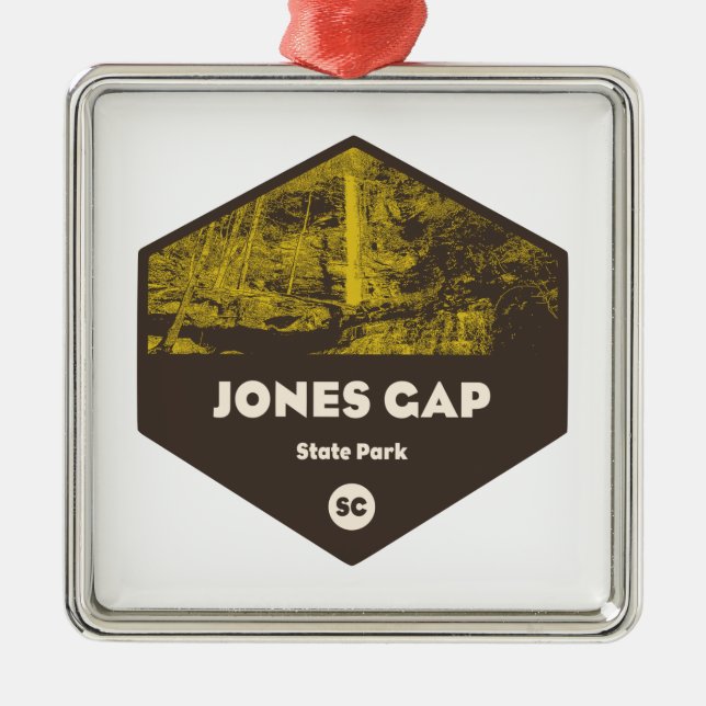 Jones Gap State Park South Carolina Metal Ornament (Front)