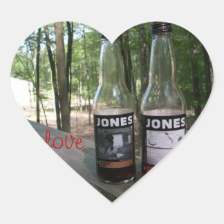 jones soda love heart sticker