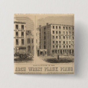 Jones, White and McCurdy's Dental Depots 15 Cm Square Badge