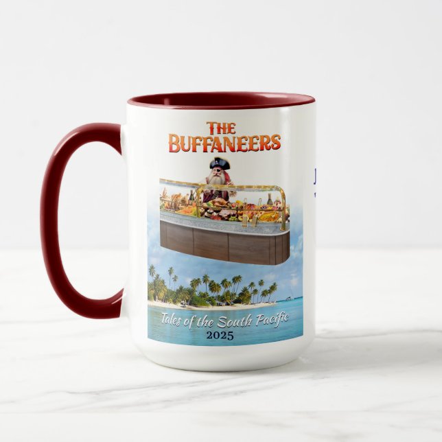 Jonette "The Brain" Buffaneers Pirate Design Mug (Left)