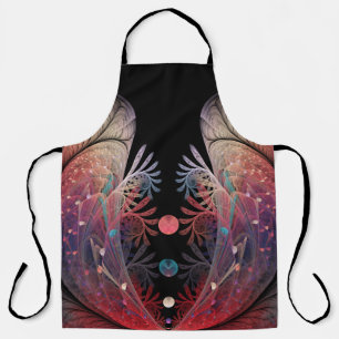 Jonglage Abstract Modern Fantasy Fractal Art Apron
