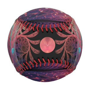 Jonglage Abstract Modern Fantasy Fractal Art Baseball