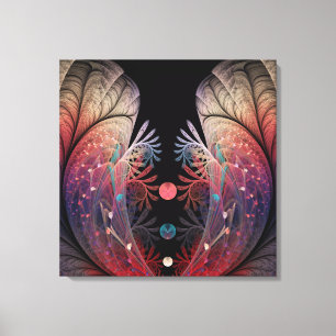 Jonglage Abstract Modern Fantasy Fractal Art Canvas Print