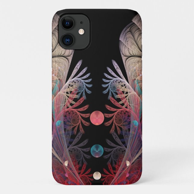 Jonglage Abstract Modern Fantasy Fractal Art Case-Mate iPhone Case (Back)