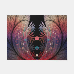 Jonglage Abstract Modern Fantasy Fractal Art Doormat