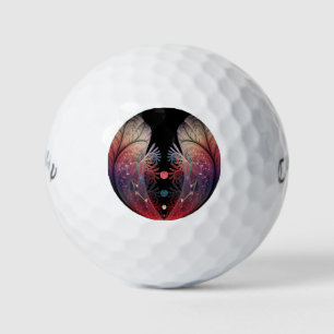 Jonglage Abstract Modern Fantasy Fractal Art Golf Balls