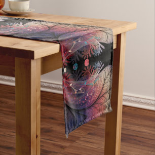 Jonglage Abstract Modern Fantasy Fractal Art Long Table Runner